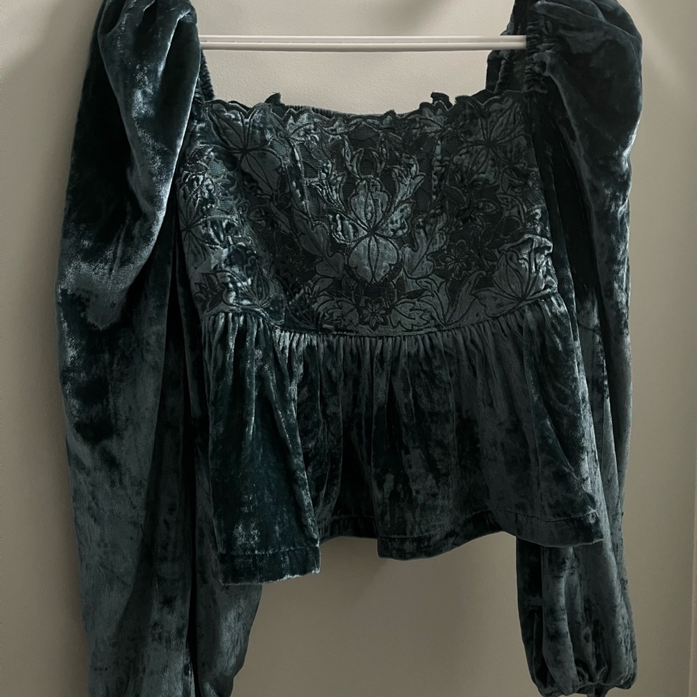 Elegant Velvet Women Top